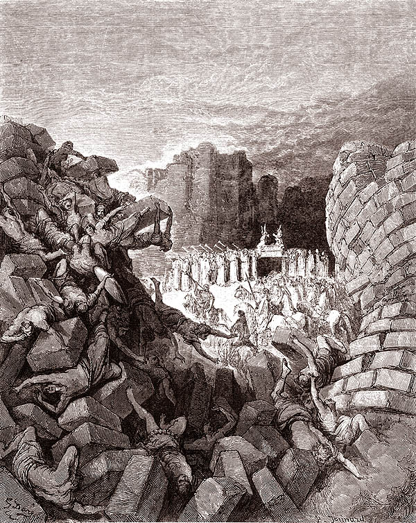 LE TROMBE DI GERICO giosuè, 6,20